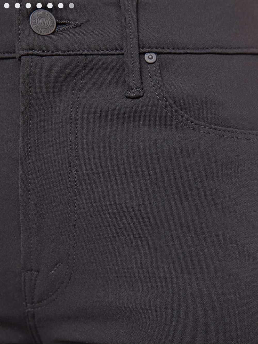 NWT MOTHER Black High-Waisted Runaway Pants Sz 25 - Picture 6 of 12